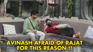 Avinash Mishra afraid of Rajat Dalal Avinash on fight with Rajat Bigg Boss 18 Live [upl. by Backler]