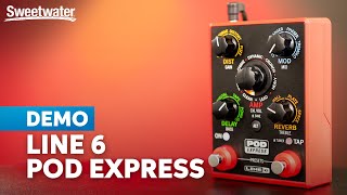 Line 6 POD Express Versatile HXfueled Tones Meet Pedalboard Convenience [upl. by Marven]