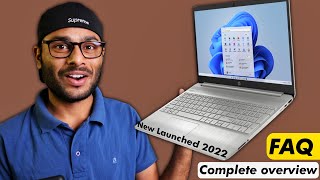 Hp 15s fq4021tu  Intel core i5 1155G7   Complete Overview with FAQ  New Hp laptop under 60000₹ [upl. by Nosnevets212]