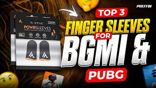 🔥Top 3 Fingersleeves for Bgmi Pubg  Best Finger sleeve for Gaming  Thumb sleeve for Pubg [upl. by Oinegue581]