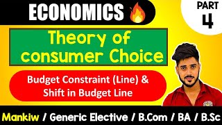 Budget Line Constraints  Ch21  Theory of Consumer choice  Mankiw GE Bcom BA BSc sem1 [upl. by Nolos437]