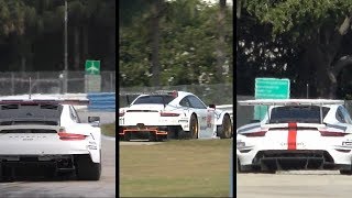 Porsche 991 RSR GTLM Comparison Pure Sound [upl. by Tessil]