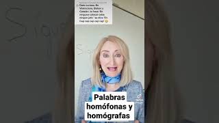 Palabras homófonas y homógrafas profedelengua palabrahomófona palabrahomógrafa [upl. by Eilahtan]