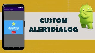 Custom Alert Dialog  Android StudioJAVA [upl. by Noxid77]