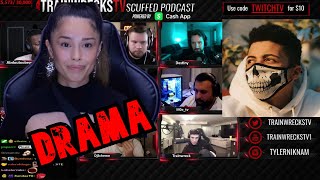 MYTH AND DESTINY TALK ABOUT VALKYRAE SKIN CARE DRAMA  SCUFFED PODCAST WITH TRAINWRECKSTV [upl. by Aihsema]