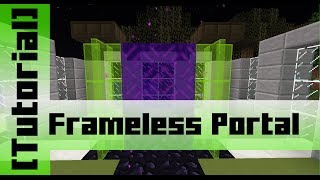 Frameless Nether Portal Tutorial [upl. by Belac114]