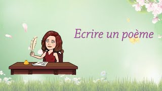 Ecrire un poème [upl. by Spalla]