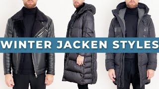 TOP WINTERJACKEN FÜR HERREN ● SO findest du die RICHTIGE WINTERJACKE [upl. by Nivart]