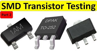 SMD transistor testing using the multimeter tutorial [upl. by Bala]