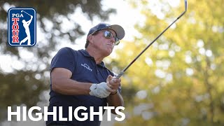 Phil Mickelson shoots 3under 69  Round 2  Fortinet  2021 [upl. by Rudd]