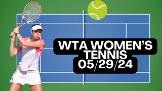 WTA Tennis Predictions Today 052924 FREE PICKS and Betting Tips [upl. by Kinchen]