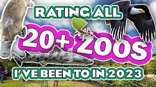 📶 Ranking ALL 20 Zoos Ive Been to in 2023 [upl. by Nelli]