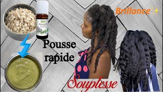 🍇192 MEILLEUR SOIN DÉMÊLANT POUSSE EXTRÊMEBOOSTEUR DE VOLUME 💯 NATUREL LAURIANNE AFRO [upl. by Medora]