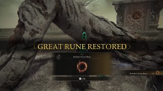 Elden Ring  Activated Radahn Great Rune and got the Wings of Aistel  Part 35 [upl. by Nuajed31]