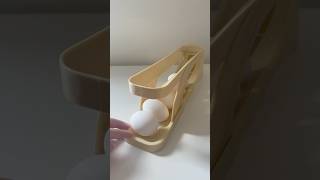 Loving my new egg holder🥚Link in bio✨fridgeorganization egg kitchenfinds kitchenhacks fyp [upl. by Keifer643]