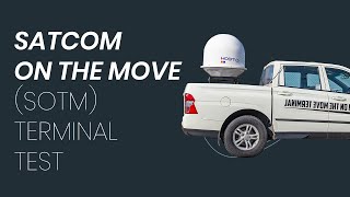 CTech SATCOM On The Move SOTM Terminal Test [upl. by Earej]