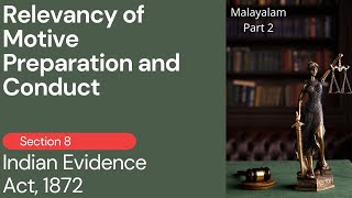 Section 8 of Indian Evidence Act1872  Relevancy of Motive Preparation and Conduct  2nd part [upl. by Aramac]