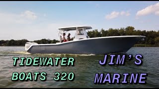 2020 TIDEWATER BOATS 320 32 ft CUSTOM AT JIMS MARINE GALENA MD [upl. by Hali]