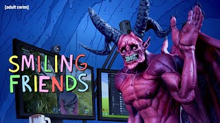 Charlies Deal With The Devil  SMILING FRIENDS  adult swim [upl. by Alleuqram]