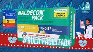 Bula Facilitada do Naldecon Pack – Para que serve Naldecon Pack Naldecon Dia e Noite como tomar [upl. by Anaicilef]