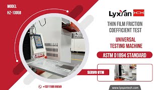 Thin Film COEFFICIENT FRICTION test equipment [upl. by Lexy]