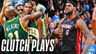 Great Clutch Plays In NBA History 🔥 [upl. by Nahpos]