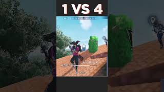 1 VS 4 MOMENT WITH LAUNCHPAD GARENA FREE FIRE shortsyoutubeshorts [upl. by Nidnarb562]