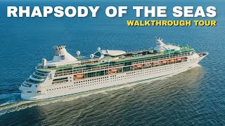 Rhapsody of the Seas  Royal Caribbean  Full Ship Walkthrough Tour amp Review 4K  All Public Spaces [upl. by Nomra413]