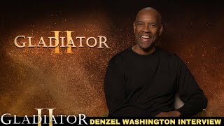 Gladiator II Denzel Washington Interview [upl. by Enawyd481]