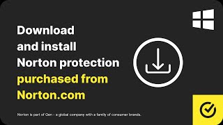 How to download amp install Norton protection purchased from Nortoncom [upl. by Aihsinat]