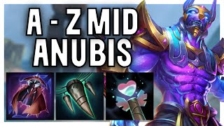 A  Z SMITE MAGES CRAZY NEW LIFE STEAL BUILD FOR ANUBIS [upl. by Giffie]