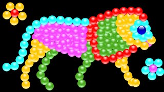 Baby Learn Colors with Color Balls and Animals for kids  Learning amp Education Video [upl. by Teece314]