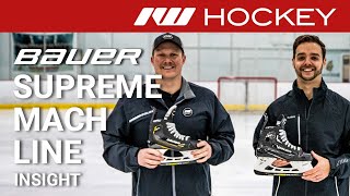 Bauer Supreme Mach Skate Line  OnIce Insight [upl. by Rollie440]