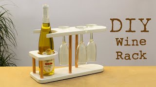 DIY Copper and Wood Wine Rack [upl. by Gene704]