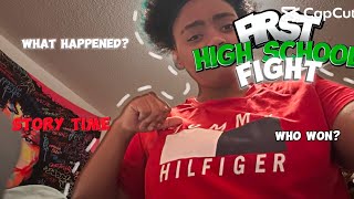 WE JUMPED SOMEONE FIGHT HIGH SCHOOL FIGHT👊🏾  video [upl. by Okika954]