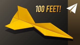 How to Make the BEST Paper Airplane that Flies Really Far — Rocket [upl. by Milon]