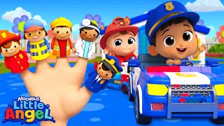 Finger Family Game  Kids Songs amp Nursery Rhymes by Little Angel [upl. by Anthiathia]