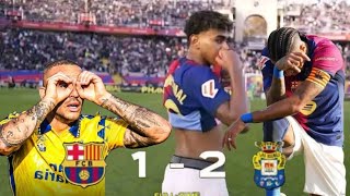 LAS PALMAS BAT BARCELONA 2 A 1 LAKAY YO BAGAY YO GRAV [upl. by Jopa442]