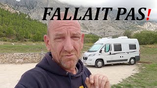 FRAYEUR ET DECEPTION roadtrip vanlife fourgon aménagé camping car [upl. by Tomlin]