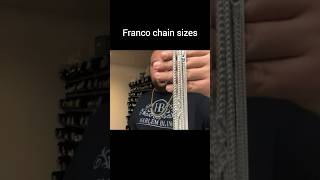 FRANCO CHAIN SIZE COMPARISON [upl. by Sky626]