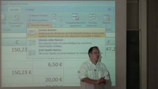 Excel Tutorial Deutsch Haushaltsbuch Berechnung Mittelwert  httpwwwstudiumundpcde [upl. by Fleece]