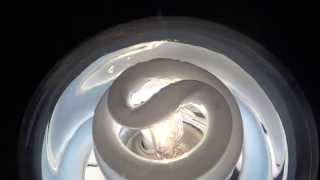 GE Fluorescent and Halogen Hybrid CFL Flood Bulb [upl. by Ernestus]