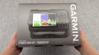 Garmin STRIKER Vivid 5cv with GT20TM transducer Unboxing [upl. by Averell]