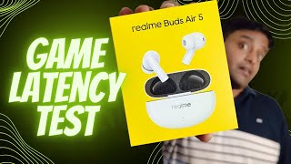 Realme Buds Air 5  Game Latency Test  TECHNICKS [upl. by Arvind]