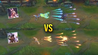 Admiral Battle Bunny Miss Fortune vs Prestige Bewitching Miss Fortune Skin Comparison  LoL [upl. by Enyalb]