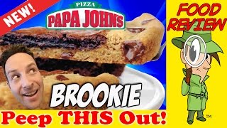 Papa Johns®  Brookie Review Peep THIS Out [upl. by Fredelia]