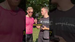 Idiotentest auf dem CSD 😂 straßenumfrage idiotentest ytshorts streetinterview viralvideo [upl. by Sitnik]