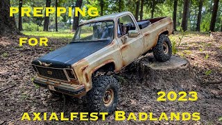 Prepping the Squarebody for AxialFest Badlands 2023 [upl. by Latreece773]