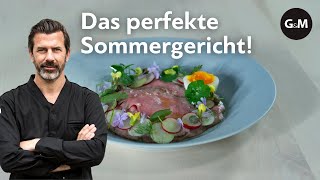 Rezept Roastbeef by Andreas Caminada  GaultMillau Schweiz [upl. by Lower]