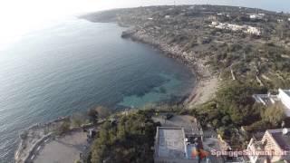 Torre San Gregorio video con drone della costa jonica del Salento  2km da SMaria di Leuca [upl. by Ephram879]